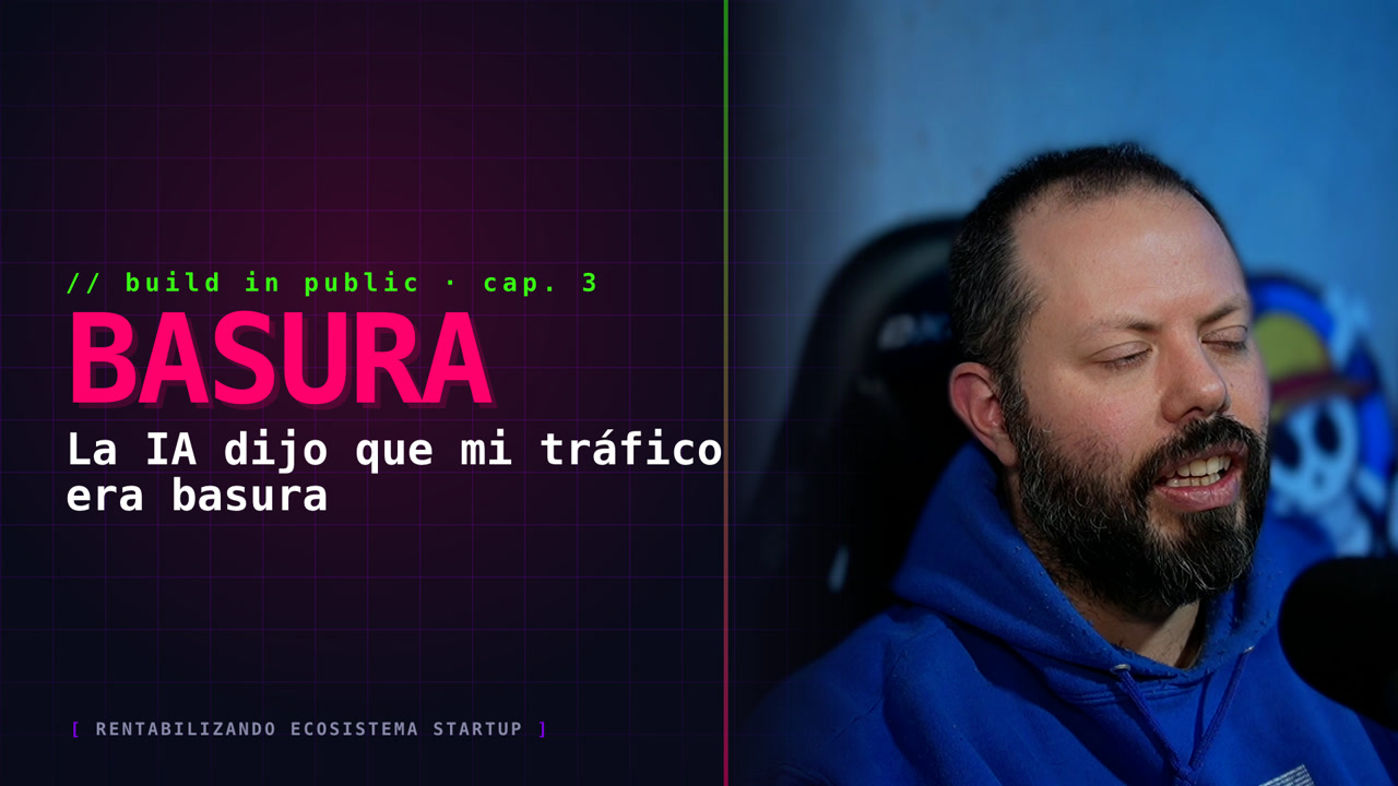 Cap. 3 · la IA me dijo que mi tráfico era basura